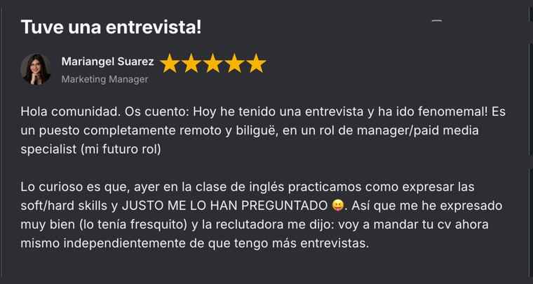 Testimonio de una alumna de Remote Ready